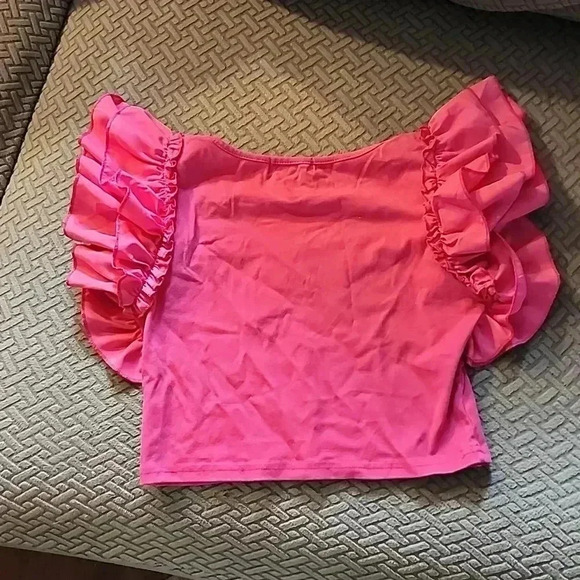 Julia Ruffle Crop - Picture 3 of 3